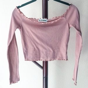 Cropped Long Sleeve - Lettuce Edge - Rockn Rev